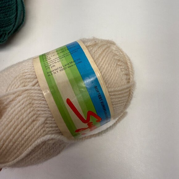 Lana Moro Super Soft‎ 3 Yarn Lot Acrylic Vintage 5 Skeins - Picture 11 of 16